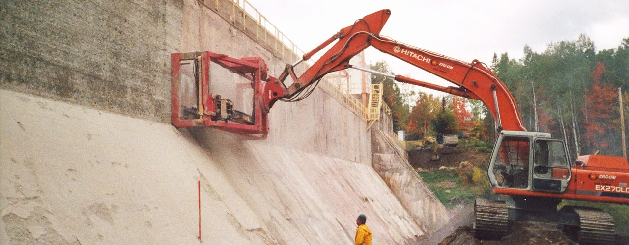 Dégarnissage de béton Montréal